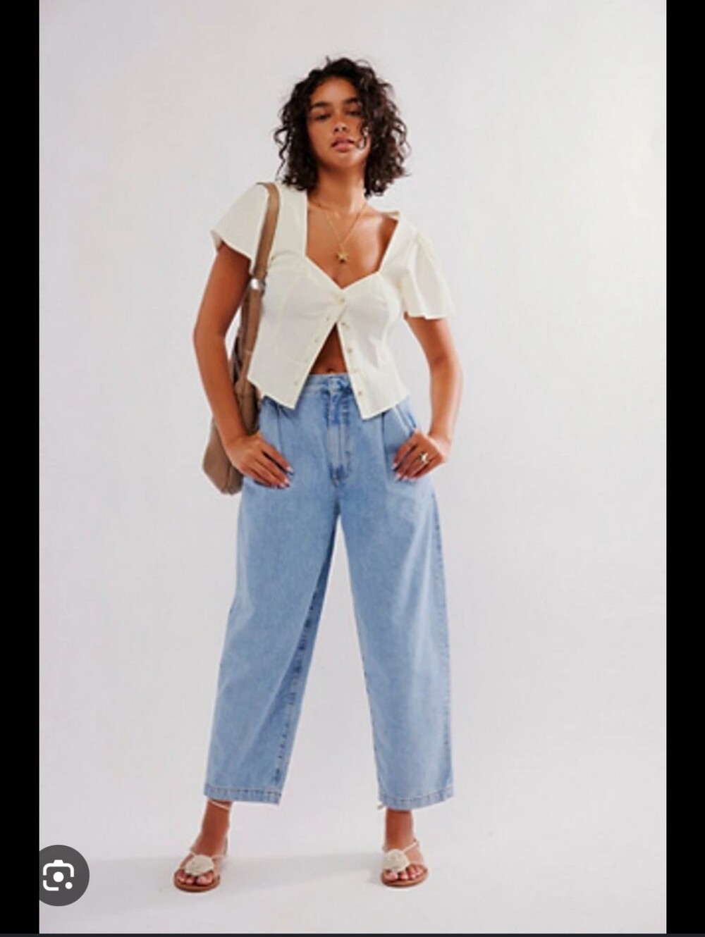 AGOLDE Becker High-Rise Wide Leg Pleated Jeans In Rotate